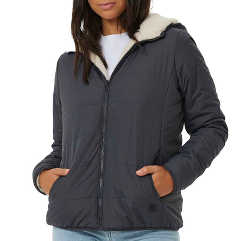 Load image into Gallery viewer, Rip Curl Women's Anti-Series Anoeta Classic Hooded Zip-Up Jacket
