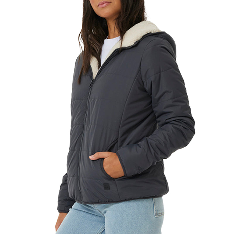 Load image into Gallery viewer, Rip Curl Women's Anti-Series Anoeta Classic Hooded Zip-Up Jacket
