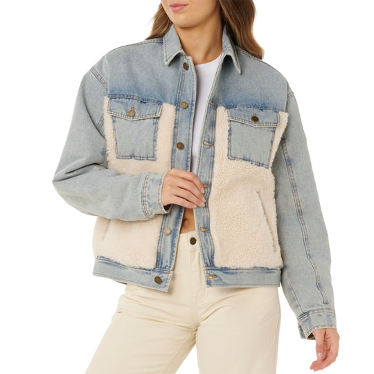 Rip Curl Women's Cruisin Sherpa Denim Jacket