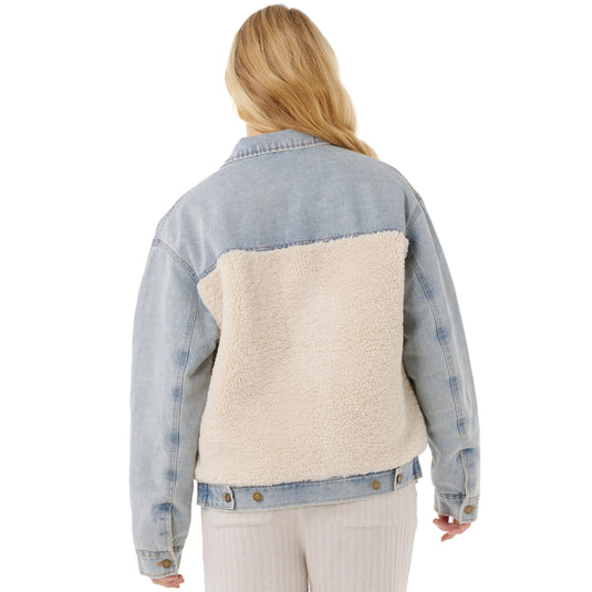 Rip Curl Women's Cruisin Sherpa Denim Jacket