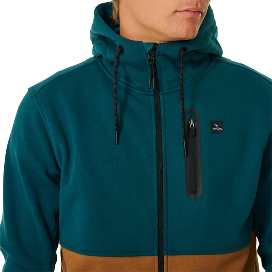 Rip Curl Departed Anti-Series Fleece Zip Hooded Jacket