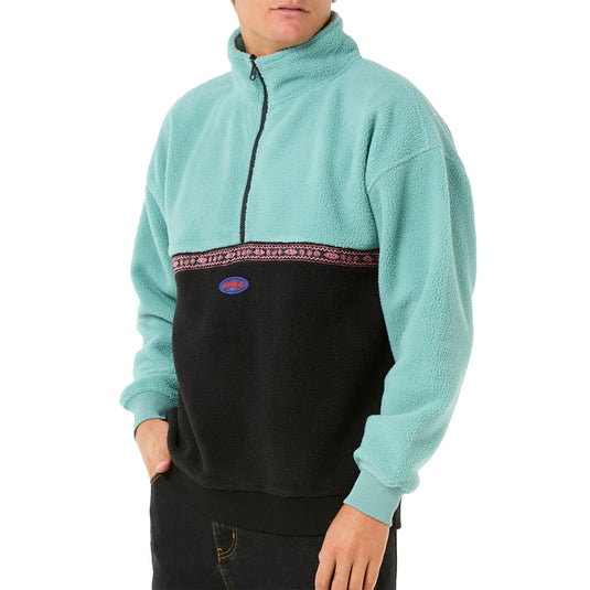Rip Curl Raw Energy Quarter-Zip Polar Fleece Sweatshirt