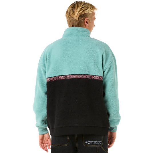 Rip Curl Raw Energy Quarter-Zip Polar Fleece Sweatshirt