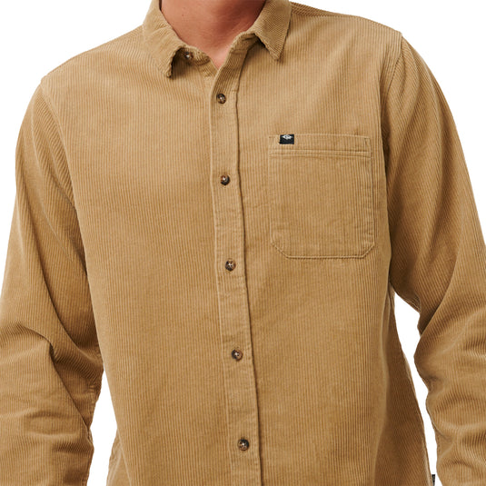 Rip Curl Classic Surf Cord Long Sleeve Button-Up Shirt – Cleanline