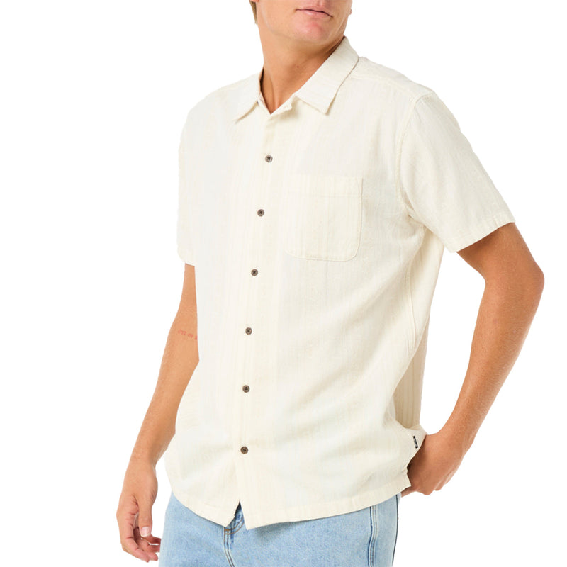 Load image into Gallery viewer, Rip Curl Raw Energy Stripe Short Sleeve Button-Up Shirt
