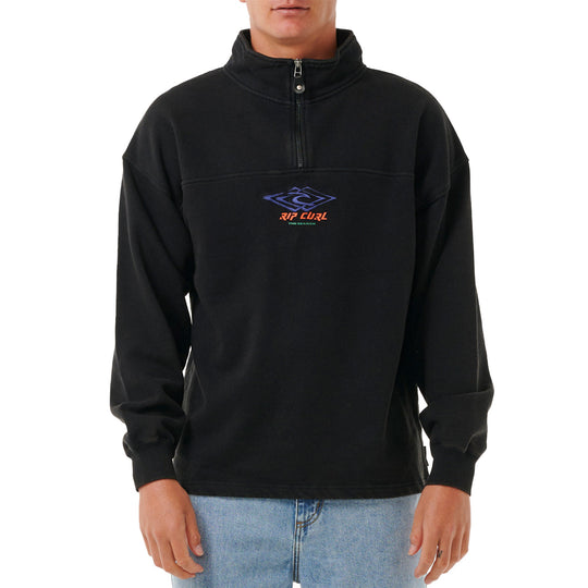Rip Curl Quest ¼ Zip Crew Sweatshirt