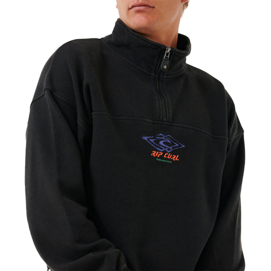 Rip Curl Quest ¼ Zip Crew Sweatshirt 5