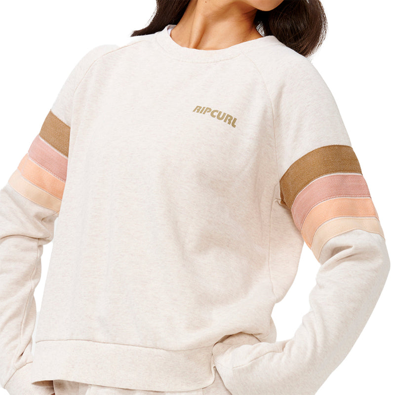 Load image into Gallery viewer, Rip Curl Women's High Tide Surf Raglan Crew Sweatshirt
