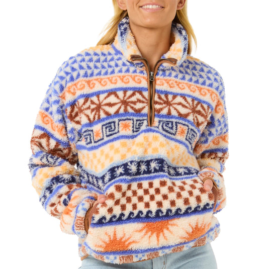 Rip Curl Women's San Carlos Half-Zip Polar Fleece Pullover Sweatshirt 2