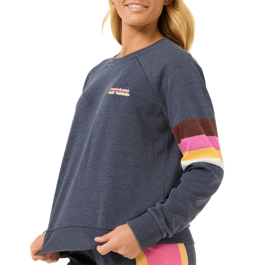 Rip Curl Women's Las Dalias Raglan Crew Sweatshirt