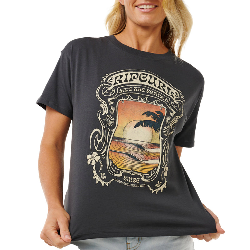 Load image into Gallery viewer, Rip Curl Women's Sea Shells Relaxed T-Shirt
