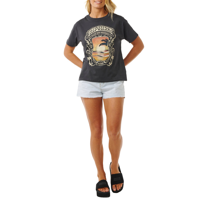 Load image into Gallery viewer, Rip Curl Women's Sea Shells Relaxed T-Shirt
