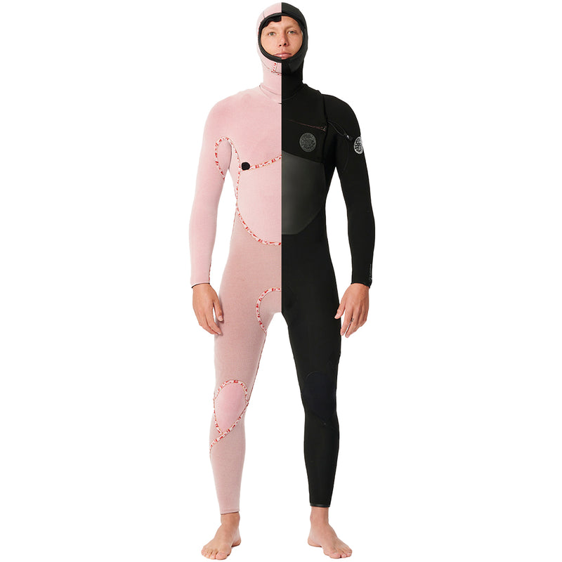 Load image into Gallery viewer, Rip Curl Flashbomb 5/4 Hooded Chest Zip Wetsuit
