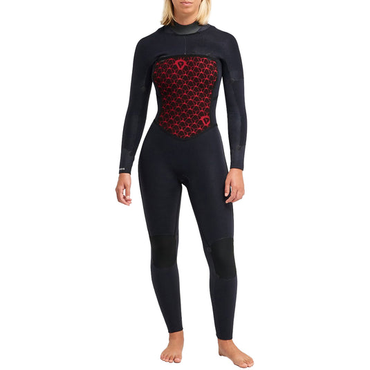 Roxy Women's Swell Natural 5/4 Hooded Chest-Zip Wetsuit 12