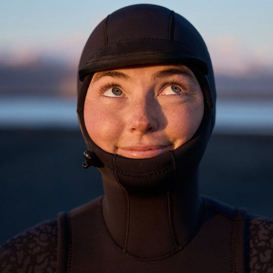 Roxy Women's Swell Natural 5/4 Hooded Chest-Zip Wetsuit