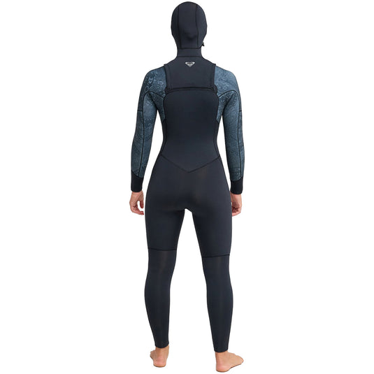 Roxy Women's Swell Natural 5/4 Hooded Chest-Zip Wetsuit 2