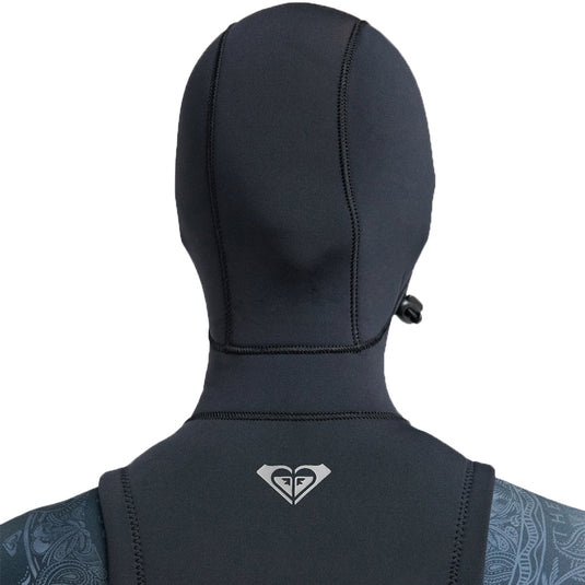 Roxy Women's Swell Natural 5/4 Hooded Chest-Zip Wetsuit 6