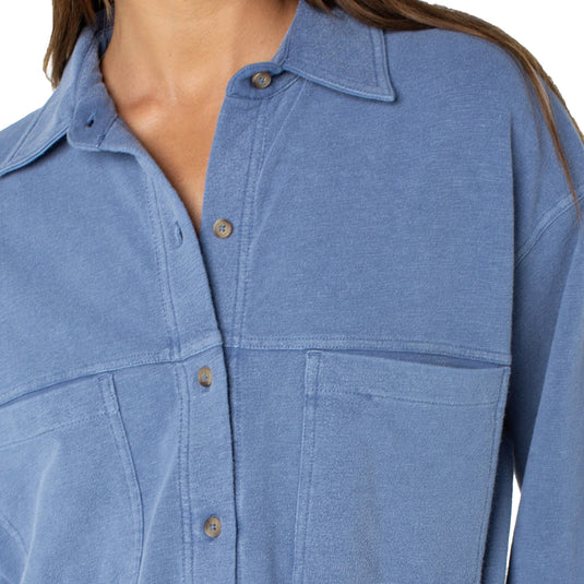 Roxy Women's Dawn Light Top Long Sleeve Button-Up Shirt 5