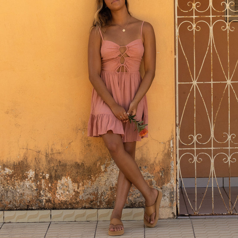 Load image into Gallery viewer, Roxy Women's Jasmine Breeze Solid Dress
