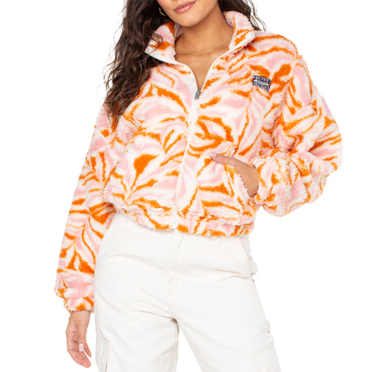 Roxy Women's Cold Surf Fleece Zip-Up Jacket