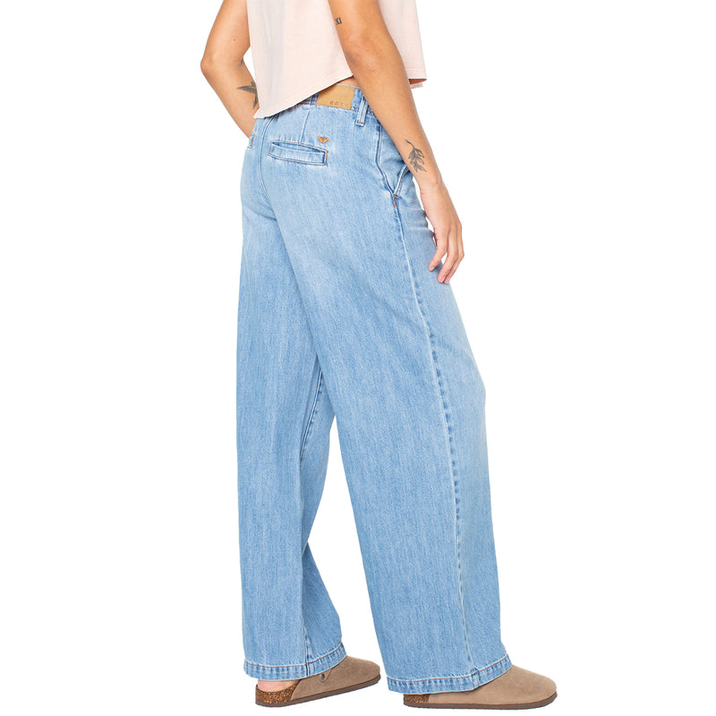 Load image into Gallery viewer, Roxy Kalani 2 Wide Leg Denim Pants
