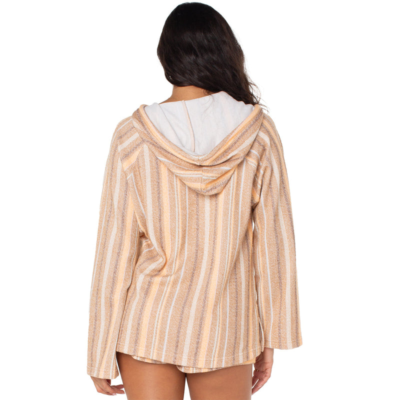 Load image into Gallery viewer, Roxy Women's Wild and Free Poncho Pullover Hoodie
