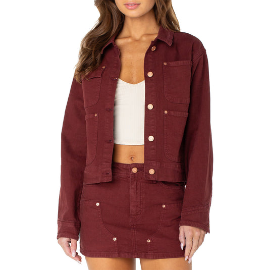 Roxy Women's Reel Life Button-Up Jacket