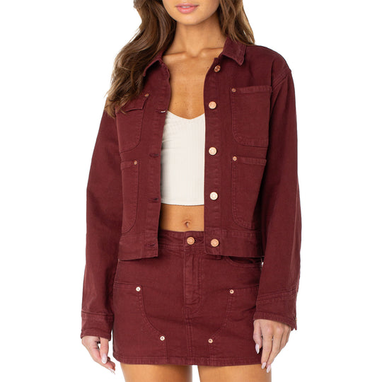 Roxy Women's Reel Life Button-Up Jacket