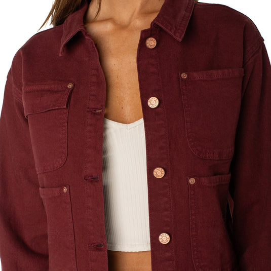 Roxy Women's Reel Life Button-Up Jacket