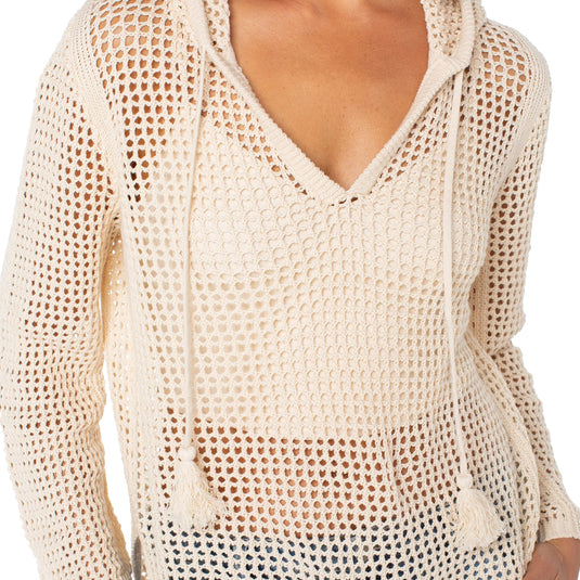 Roxy Women's Summer Nights Tunic Hooded Sweater 4
