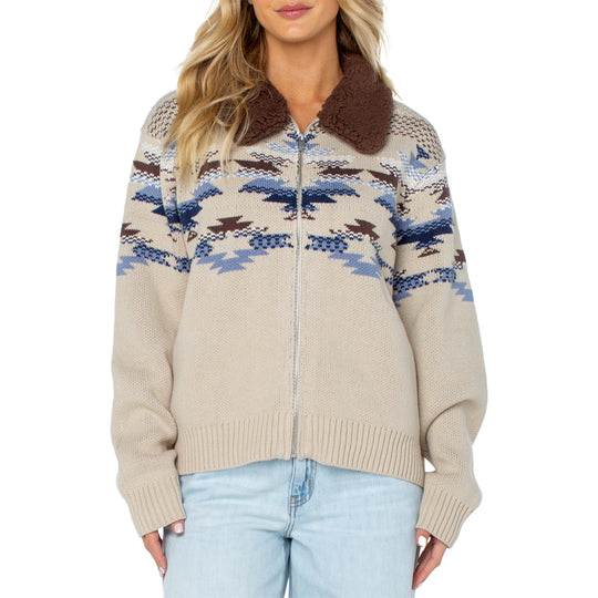 Roxy Women's Wildwood Zip-Up Sweater