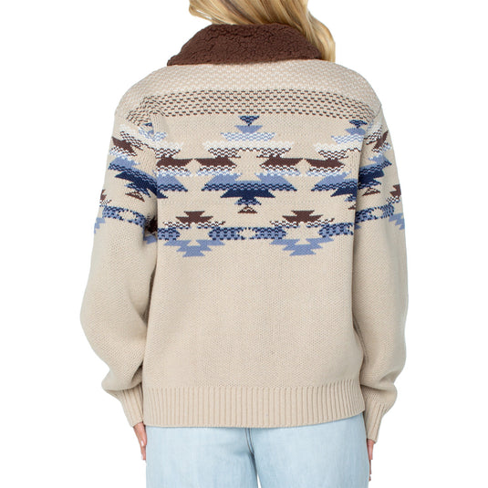 Roxy Women's Wildwood Zip-Up Sweater