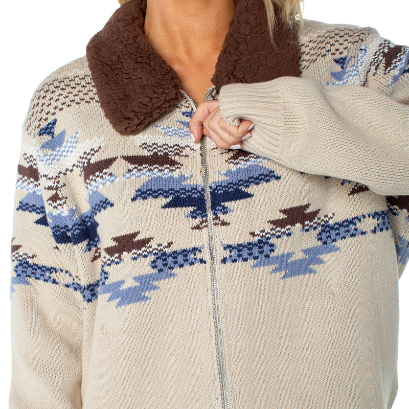 Load image into Gallery viewer, Roxy Women's Wildwood Zip-Up Sweater
