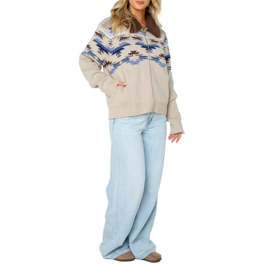 Roxy Women's Wildwood Zip-Up Sweater