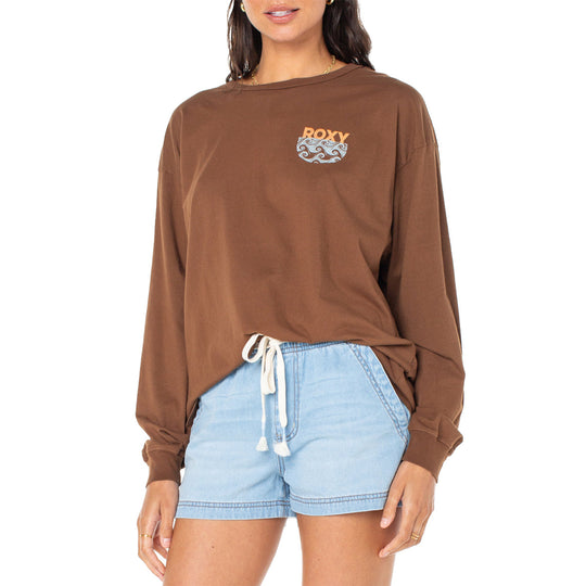 Roxy Women's Chasing Sunsets Olst Long Sleeve T-Shirt