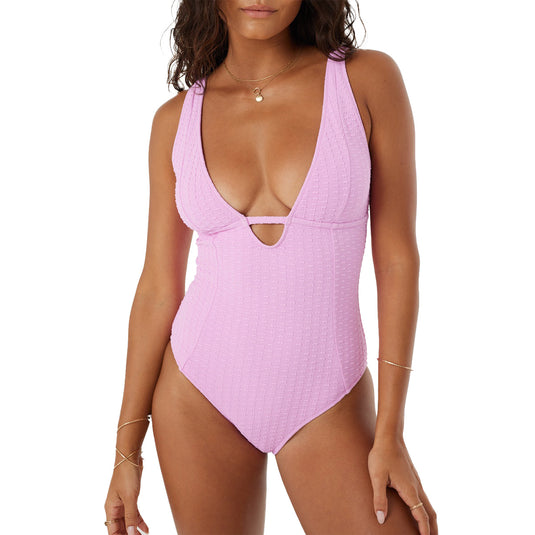 Roxy Women's Haleiwa Plunge One-Piece Swimsuit