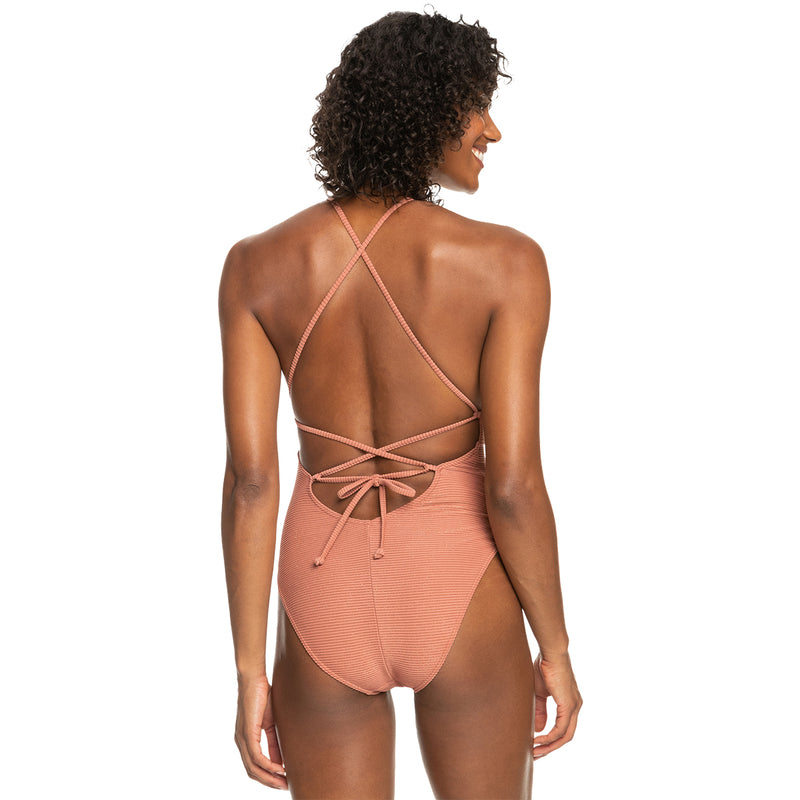 Load image into Gallery viewer, Roxy Women&#39;s Coconut Crew One-Piece Swimsuit
