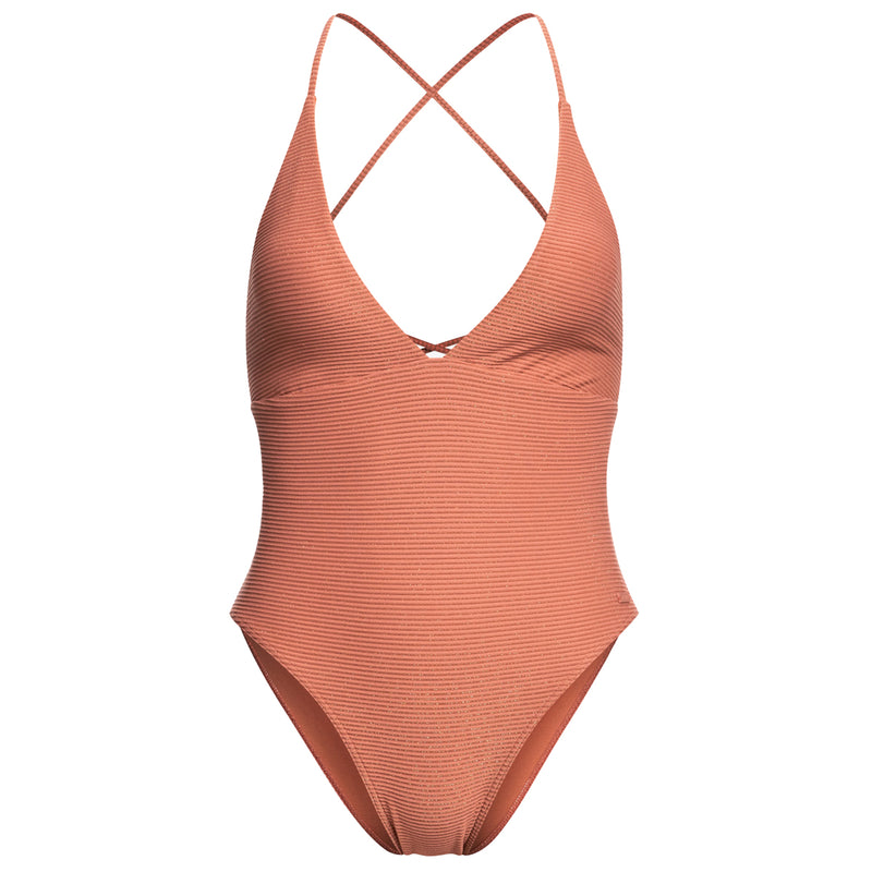 Load image into Gallery viewer, Roxy Women&#39;s Coconut Crew One-Piece Swimsuit

