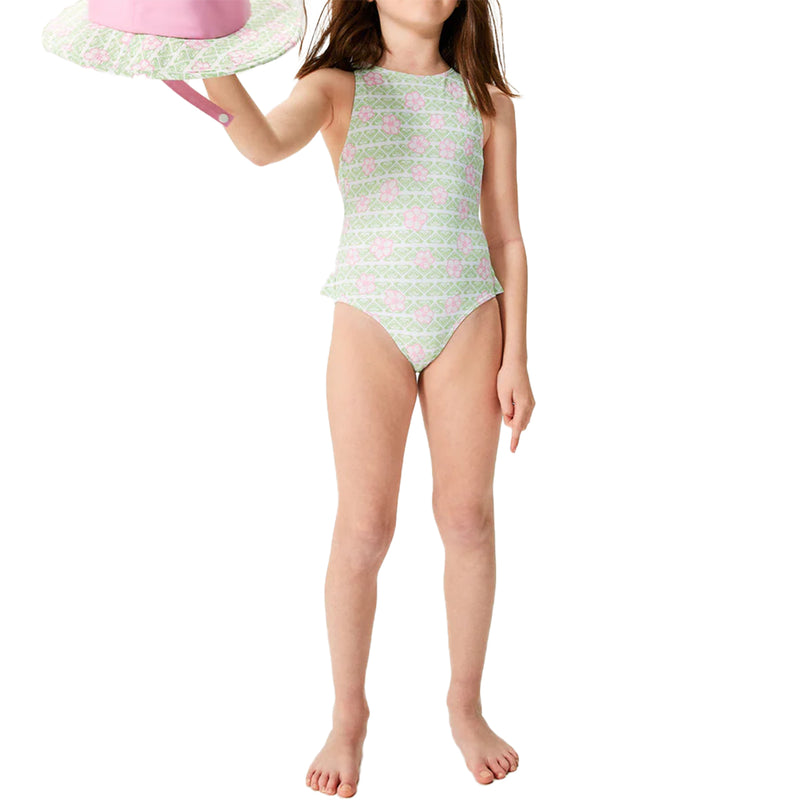 Load image into Gallery viewer, Roxy Youth Hibline One-Piece Swimsuit
