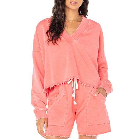 Roxy Women's Lowland V-Neck Sweatshirt