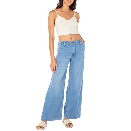 Roxy Women's Kalani Wide Leg Denim Pants
