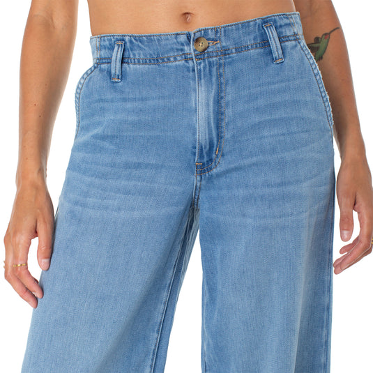 Roxy Women's Kalani Wide Leg Denim Pants