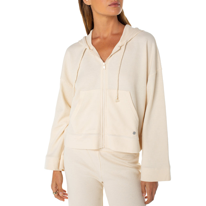 Load image into Gallery viewer, Roxy Women&#39;s Salty Daydreams Zip Hoodie
