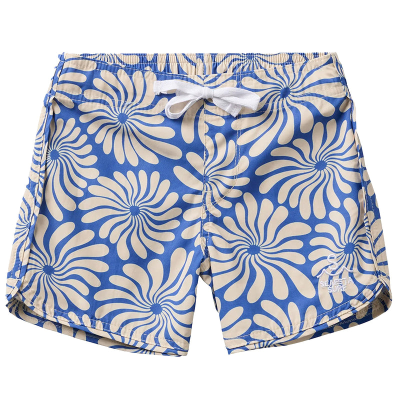 Load image into Gallery viewer, Seaesta Surf Youth Wavy Flowers Boardshorts
