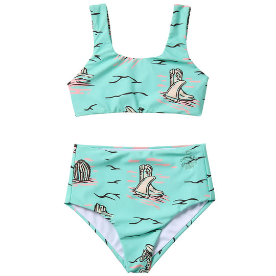 Seaesta Surf Youth Coastal Cowgirl Two-Piece Swimsuit Set