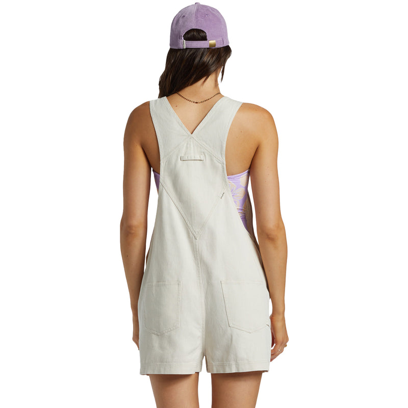 Load image into Gallery viewer, Billabong Women&#39;s Sand Canyon Denim Overall Shorts
