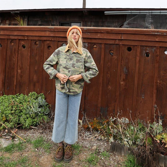 Sisstr Women's Kickin' It Button-Up Denim Jacket