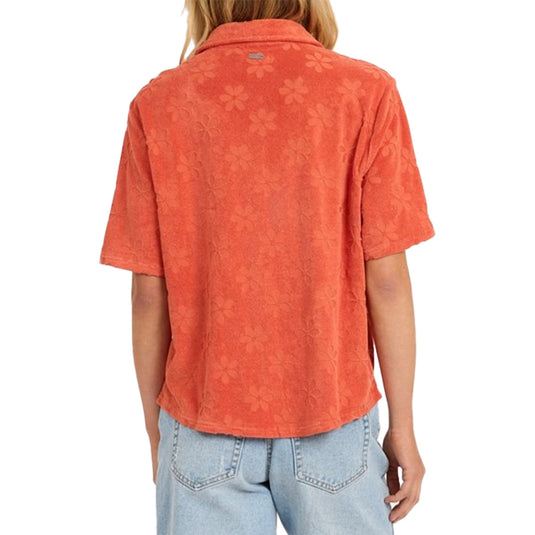 Sisstr Women's Love Struck Short Sleeve Button-Up Shirt 2