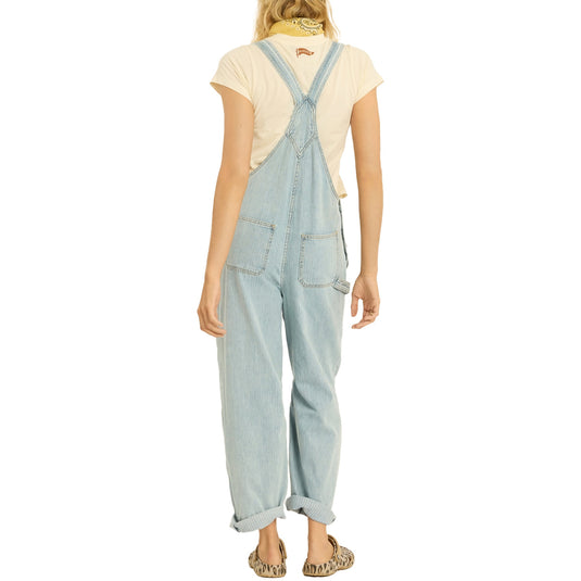 Sisstr Women's Billie Barrel Denim Overalls