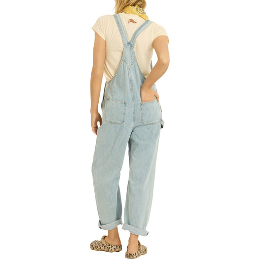 Sisstr Women's Billie Barrel Denim Overalls